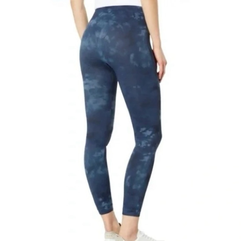SPANX Deep Blue Tie Dye High Rise Leggings - Picture 4 of 10